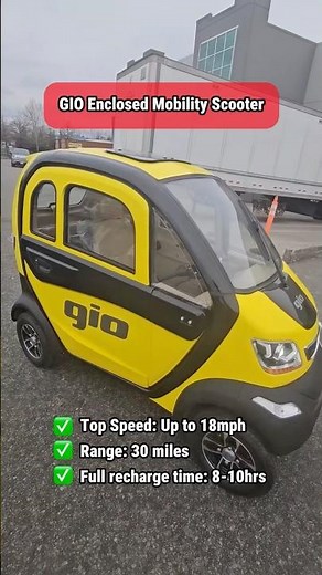 Enclosed mobility scooter features you need to check out 👀 #usa #canada #emobility (USA & Canada)