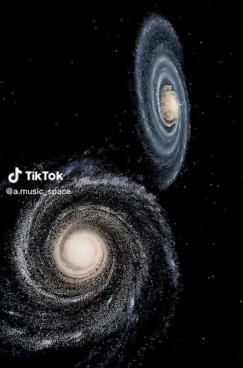 Collision of Milky Way and Andromeda Galaxies
