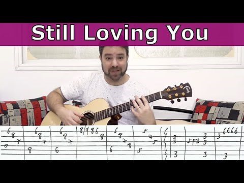 Fingerstyle Tutorial: Still Loving You (Full Arrangement) - Guitar Lesson w/ TAB