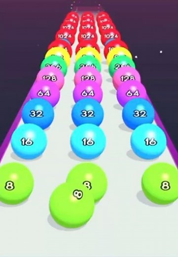 Ball Run 2048 iOS Smooth Infinity Gameplay #ballgameshub 😱🔥 #shorts
