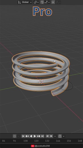 how to a water slide in blender #blender #3dmodeling #tutorial #shorts