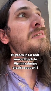 a 17/13 year cicada cycle surprised me #reels #virginia #la #cicadaseason #reactions #humor #fblifestyletyle | Sidneyraz