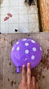 Experiment: Do polka dot water balloons and other water balloons explode if dropped from a height?