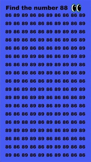 Find the number 88