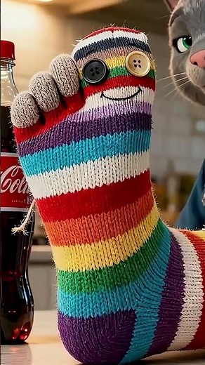 Watch This Unbelievable Soda Trick Performed by a Clever Sock Puppet