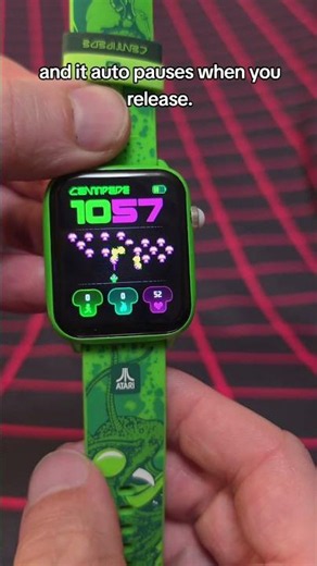 Centipede playable Watch by MyPlay and ‪@atari‬ #gamer #retrogaming #vintage #80s #watch
