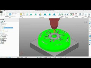 Autodesk PowerMill - Constant Z Finishing -Tutorial 25 - Tamil