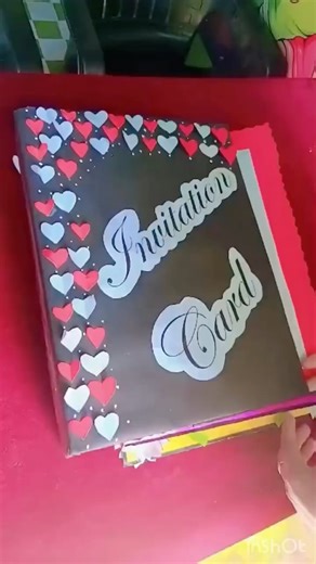 Handmade invitation card #annualfunction@kidsvillakindergarten8219