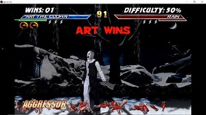 MORTAL KOMBAT!! How cool is this?! What would Art's Fatality be if he was a MK character?? Credit to the youtube channel Mugen LD | Art The Clown