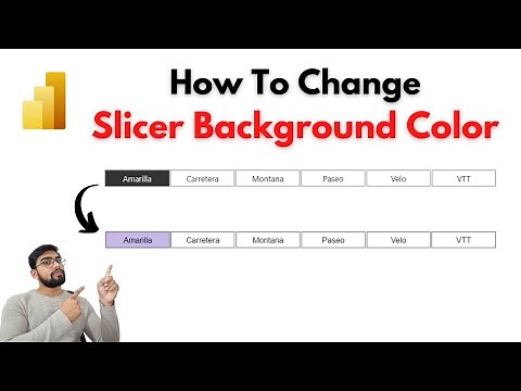 How To Change Slicer Background Color in Power BI