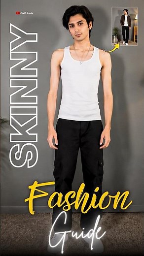3 Styling Tips for Skinny Guys #mensfashion #selfguide