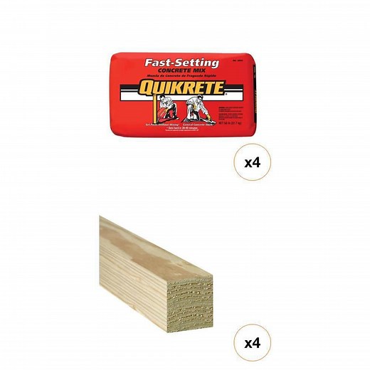 The Ultimate Quick Post Set Kit for Fencing Projects - The Home Depot