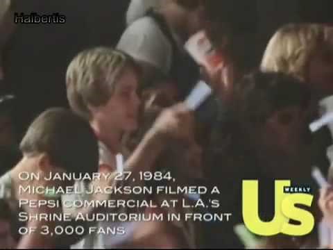 Michael Jackson's Hair Catches Fire