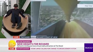 781K views · 1.3K shares | A TV reporter screams in terror during a VR simulation. Yeah, this doesn't look so fun! | Yahoo | Facebook