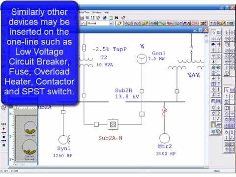 Insert Protective Devices with ETAP Software 5.5