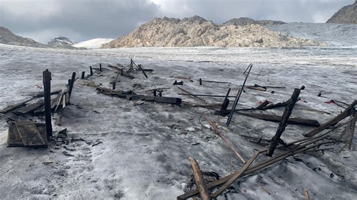 Gletscher in Österreich schmilzt – und legt 50 Jahre alten Skilift frei