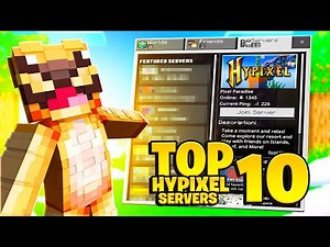 Top 10 *BEST* Hypixel Servers on Minecraft Bedrock & Java Edition (Xbox One, PS4, Windows 10, MCPE)