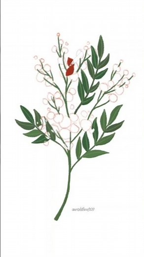 Nature Plant Art Drawing Tutorial | Easy Step-by-Step Guide for Beginners & Kids | #art