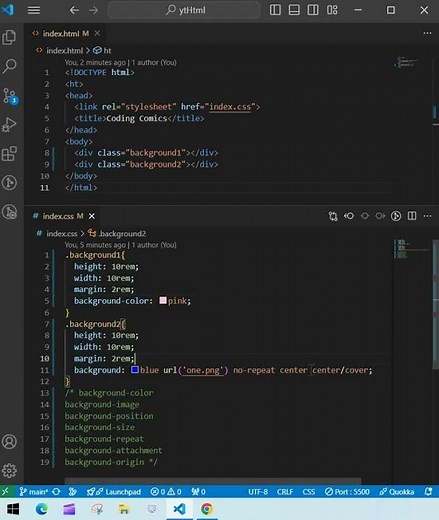 css basics: background vs background-color explained || HTML || CSS