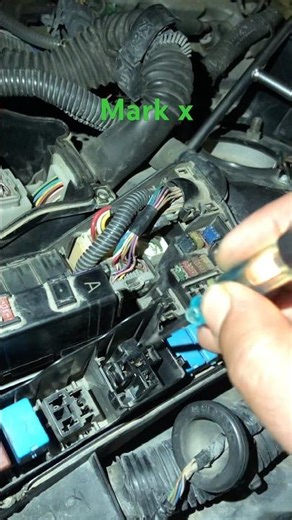 Toyota mark x no starting problem #automobile #mechanic #reels #shorts