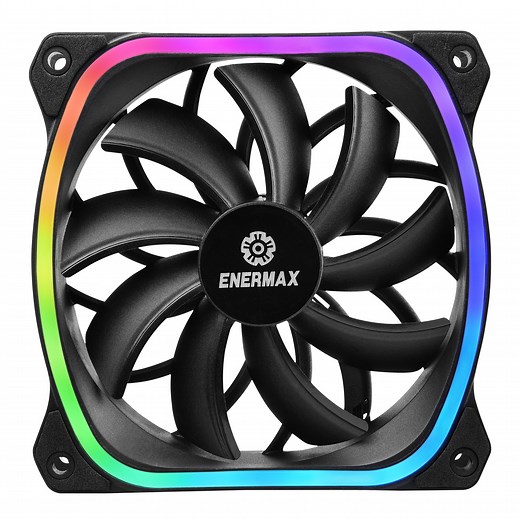 SquA RGB 120mm PWM Fan- Single Pack - Products - ENERMAX Technology Corporation