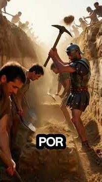 This is how they built the roads that last 2,000 years… and that they used to destroy them 🏛️⚔️