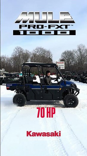 Kawasaki MULE™ Side x Sides - Horsepower Comparison