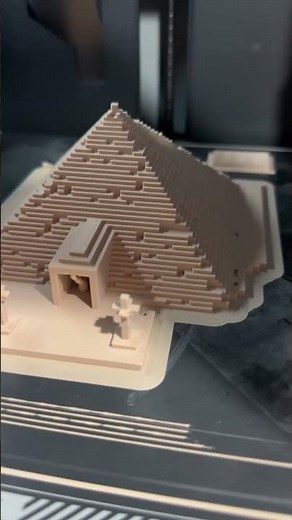 3D Printing Minecraft models from my Minecraft Realm. Check out the results! #3dprint #minecraft