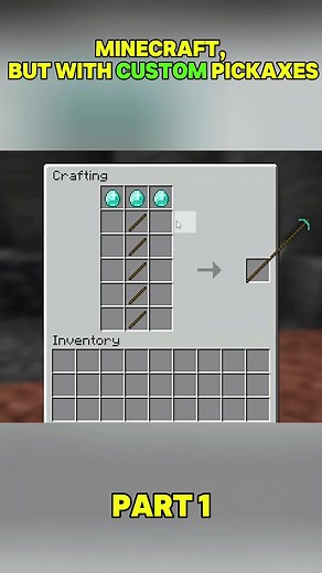 Minecraft Custom Pickaxes: Part 1 Guide