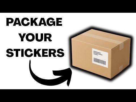 How to Package Stickers for Shipping (Online Sticker Business)