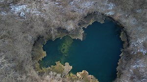 Castalia State Fish Hatchery, southwest of Sandusky, raises all of the state's steelhead trout 🐟 The cold-water supply from blue hole aquifers makes this possible. What's a blue hole? They're small 'ponds' that are fed by groundwater springs. Blue hole aquifers like the one in this video supply water to the indoor troughs and covered raceways at the hatchery. | Ohio Department of Natural Resources