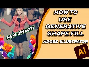 How to Use Generative Shape Fill (beta) [Adobe Illustrator]