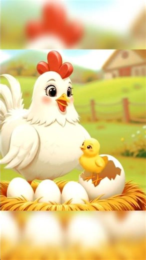 Chicken cartoon video #youtubeshorts #cartoon #trending
