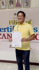 Look at the stars, look how they shine for you, and everything you do. 💛🌟✨ I officially filed my candidacy for CONGRESSMAN of the 3RD DISTRICT of Batangas, ready to serve with utmost dedication, integrity, and a vision for a brighter future. 🇵🇭 #LingkodLeviste #BatangasMagiting #BagongBatangas #Batangas #Agoncillo #Alitagtag #Balete #Cuenca #Laurel #Malvar #MataasNaKahoy #SanNicolas #SantaTeresita #StaTeresita #SantoTomas #StoTomas #Talisay #Tanauan #TanauanCity #Election2025 #Eleksyon2025 #