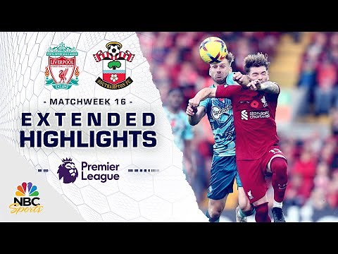 Liverpool v. Southampton | PREMIER LEAGUE HIGHLIGHTS | 11/12/2022 | NBC Sports