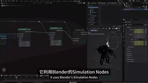 Blender消散解体破碎效果插件：Disintegration FXs V1.01