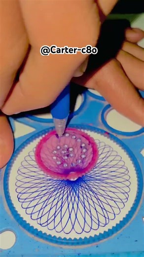 Relaxing & Precise Spirograph ASMR Design ✨ #asmr #satisfying #spirograph