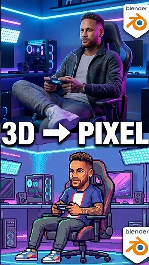 How to Make Pixel Art Animation in Blender Fast