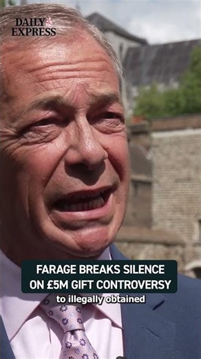 Farage: “No case to answer” over undeclared £5m gift controversy 🔴