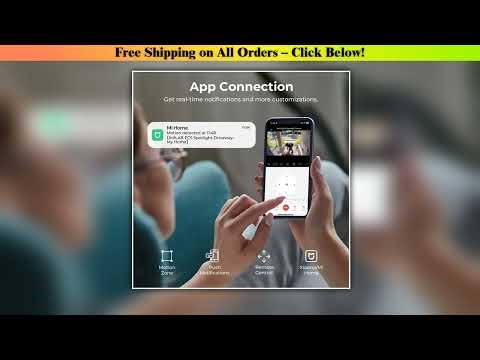 IMILAB EC5 -Smart Security System Kit, Outdoor Video Surveillance, Wireless App Control,