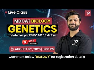 FREE Genetics LIVE Class | MDCAT Biology