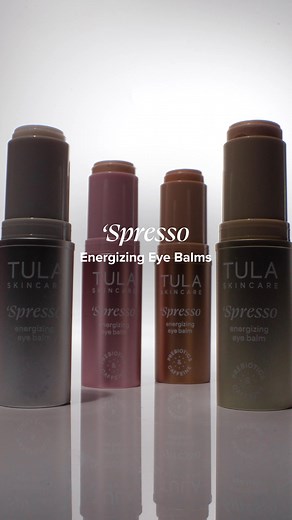 For the mornings when your espresso needs backup: introducing NEW shades of ‘Spresso Energizing Eye Balms that cool, depuff & instantly brighten undereyes. Choose your shot at TULA.com & Ulta.com. 🤎 NEW Americano: warm tone, bronzy glow 🧊 NEW Iced: cool tone, pearlescent glow 🩷 Pink: cool tone, rosy glow ☕️ Cappuccino: warm tone, golden glow #coffee #skincare #eyebalm | TULA