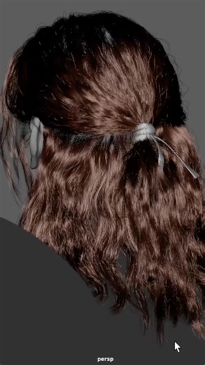 Dominique Gagné on Instagram: "Hades hair update! This week, I started working on the hair for Hades, my current personal project. Since I spend my professional days placing hair cards (and honestly get a bit bored of it 😅), I usually use Xgen for my personal projects. The hairstyle is divided into five parts: top, back, transition, sideburns, and front strands falling over the face. This modular approach gives me full control and flexibility over the style. Next step: beard, eyebrows, and eyel