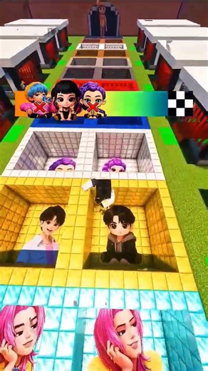 KPop Demon Hunters Vs Squid Game Jump Part 13 #minecraft