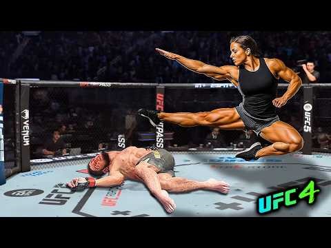 Khabib Nurmagomedov vs. Josephine Strong (EA sports UFC 4)