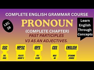 'PAST PARTICIPLES' learn them easily. #ssc #english #participle#grammar#cdsenglish#concepts