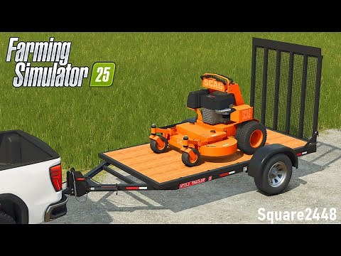 Lawn Care With NEW Scag Mower! | FS25 Landscaping