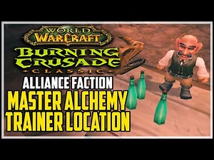 Alliance Master Alchemy Trainer WOW BC Classic
