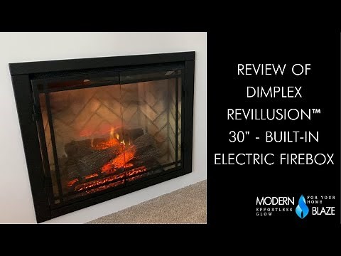 Review of Dimplex Revillusion™ 30 - Built-in Electric Firebox
