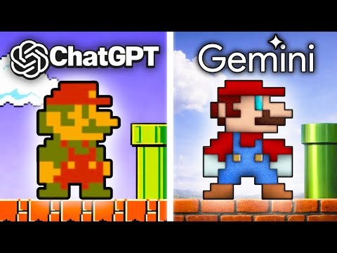 ChatGPT vs Gemini Make Super Mario Bros From Scratch